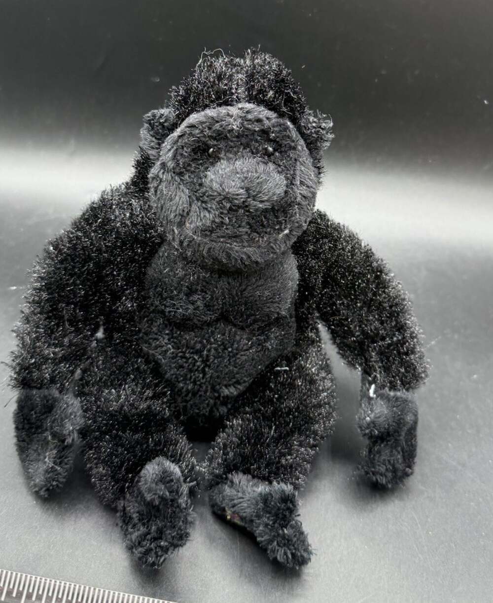 Ganz Webkinz Gorilla Plush Black Shaggy Stuffed Animal Toy HM119 No Code EUC
